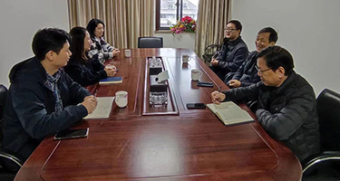 艹操肏越城区科技局领导来长业建设集团走访调研